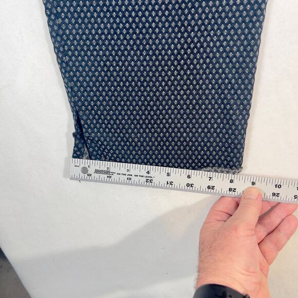 Talbots Woman Capri Pant Woman 14W Stretch Classic Fit Crop Navy Diamond Print - Picture 9 of 14